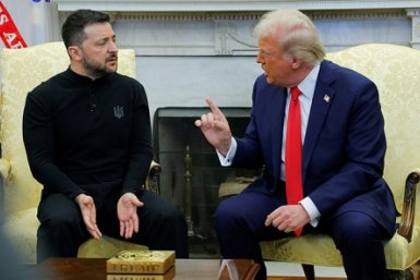 Владимир Зеленский и Дональд Трамп Reuters/Brian Snyder
