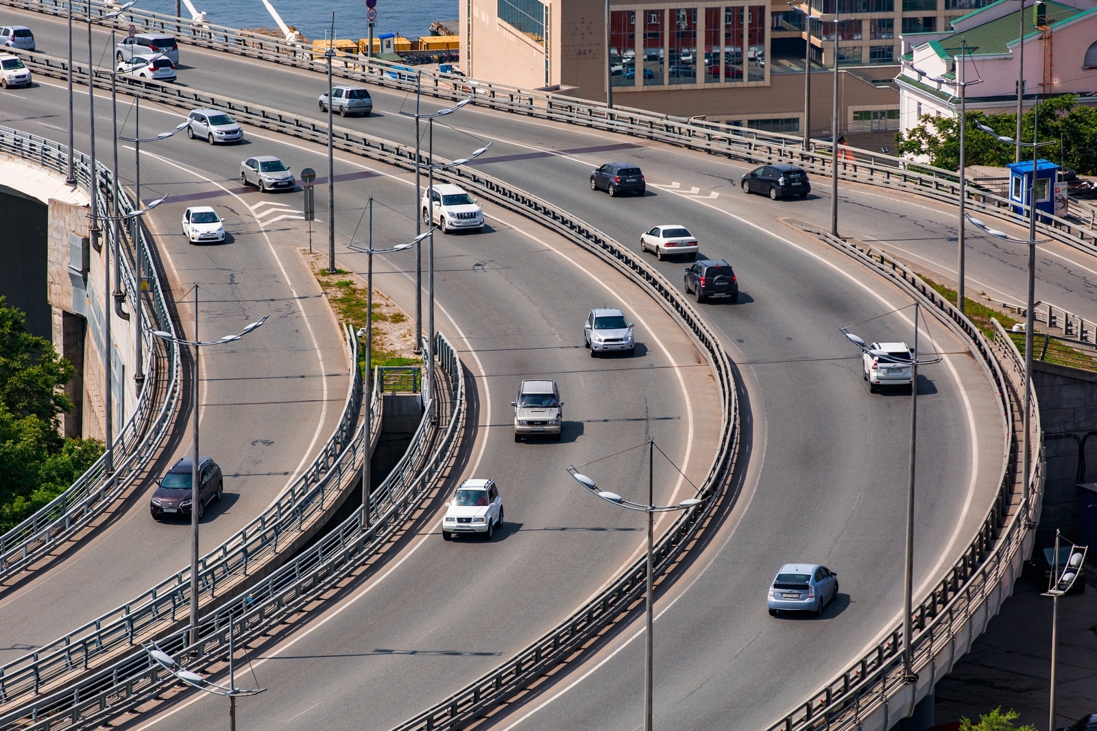 Владивосток, море, город, золотой мост, дорога, транспорт Илья Аверьянов, ИА PrimaMedia